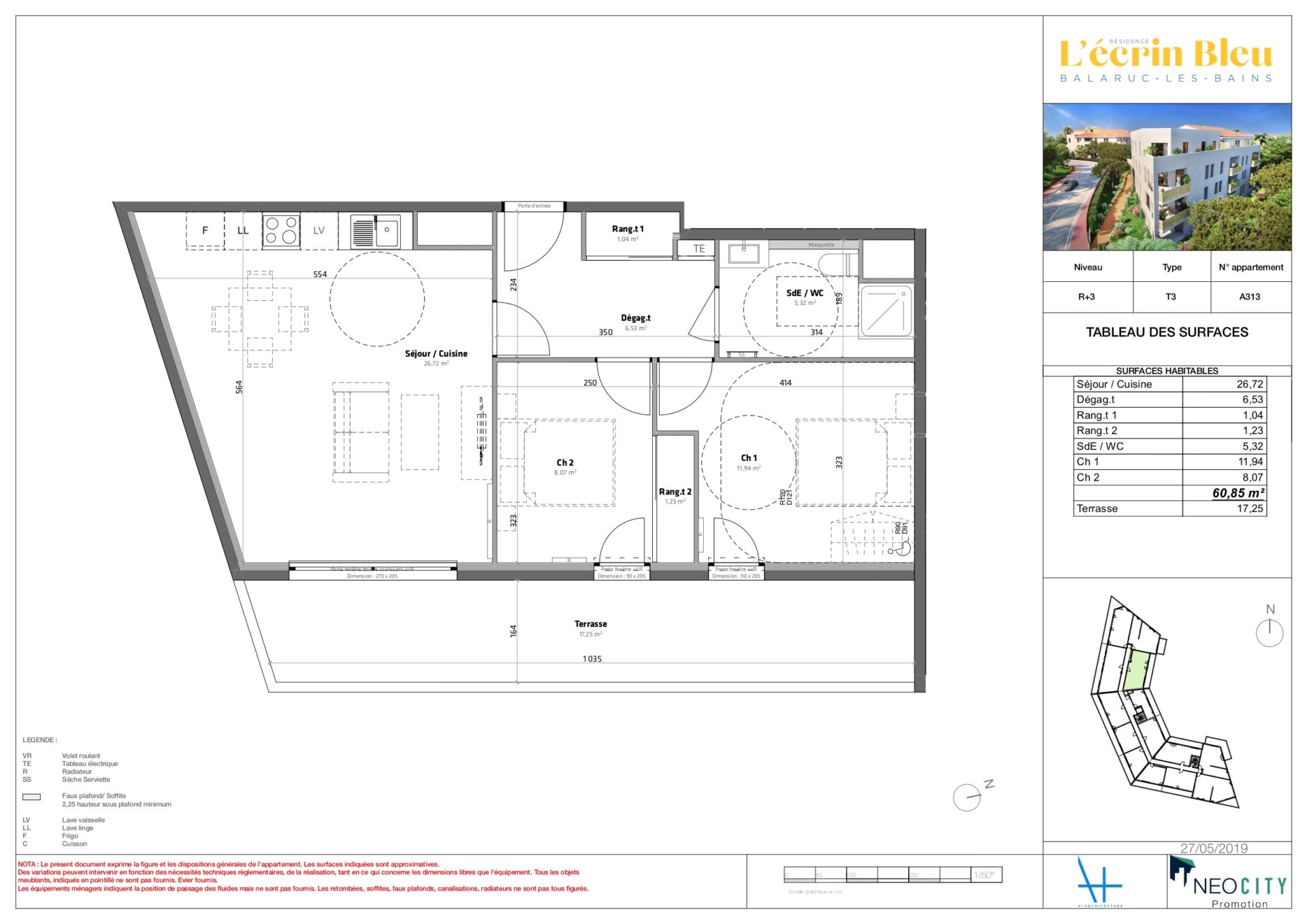 Plan de vente - immobilier neuf