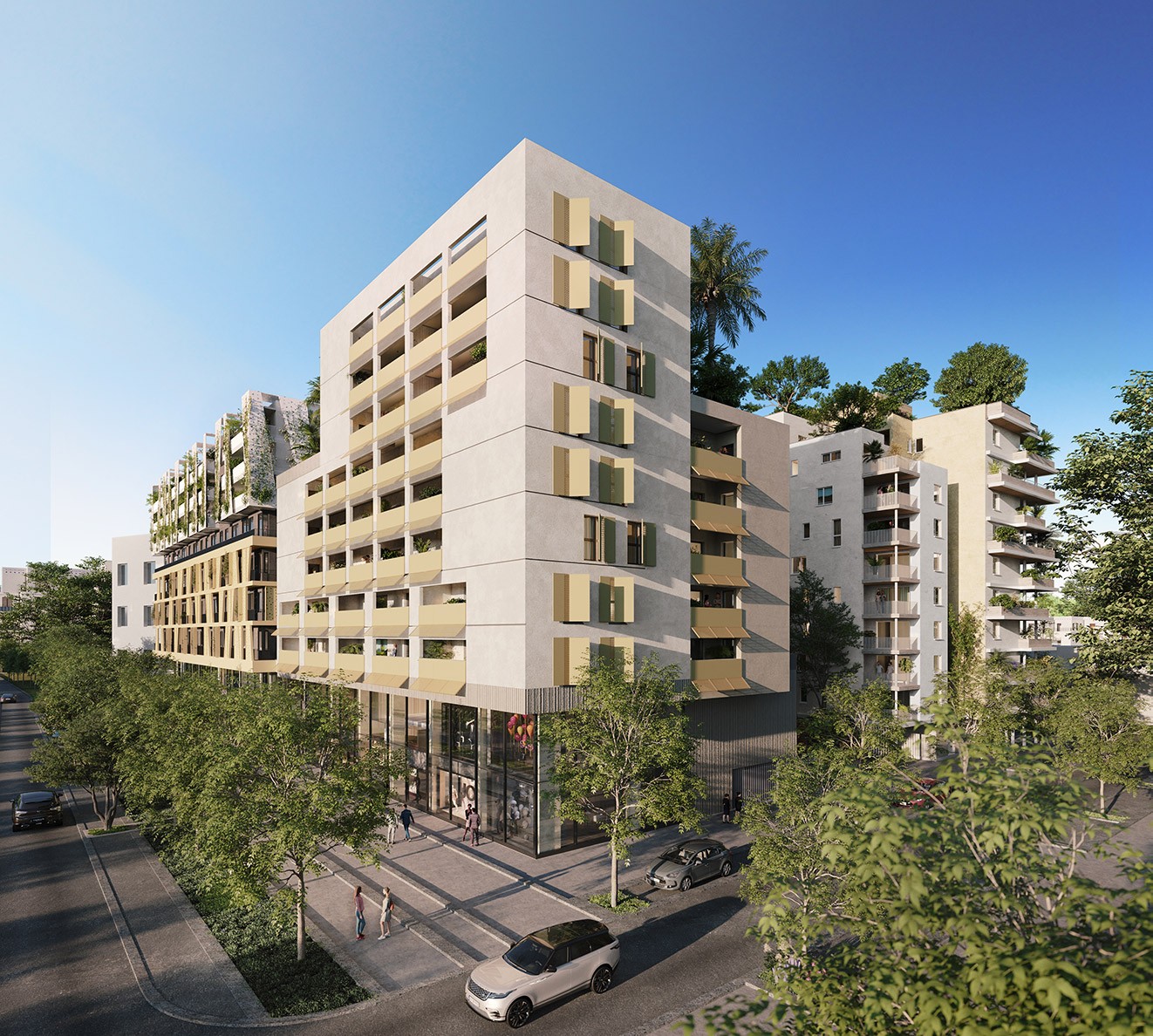 Odyssée Rive Gauche Le Mirage Montpellier Port Marianne immobilier neuf terrasse