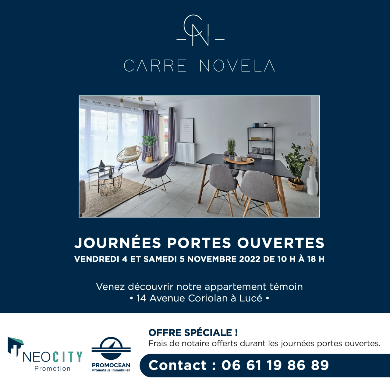 CARRÉ NOVELA - JOURNÉES PORTES OUVERTES