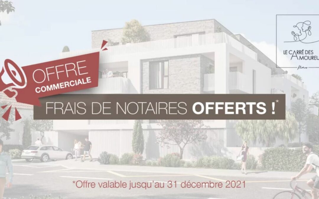 FRAIS DE NOTAIRE OFFERTS – RÉSIDENCE NEUVE À NÎMES