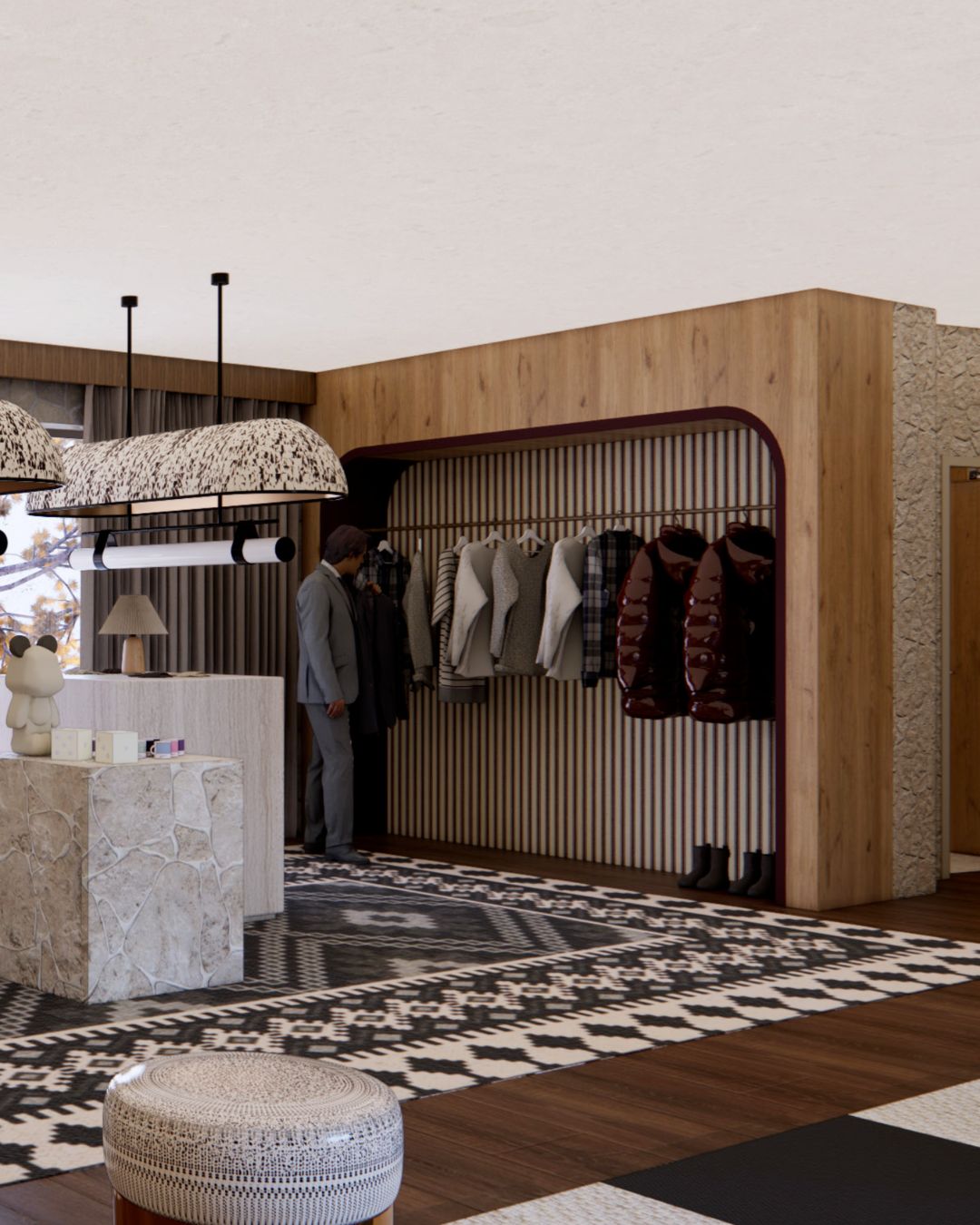 Concept store du futur Hôtel Symon(e) à Risoul 1850