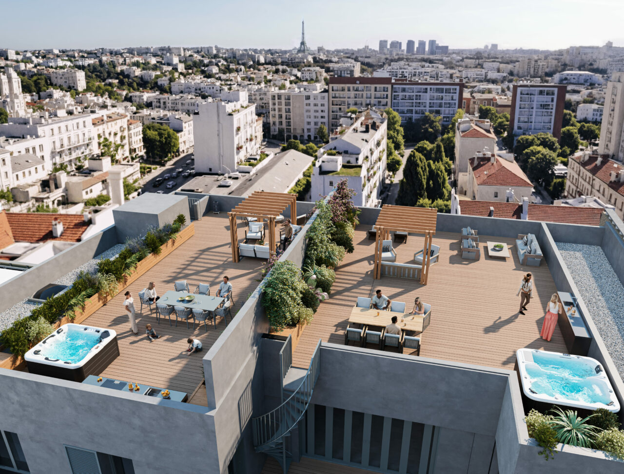 Faubourg 45 Vue Terrasses HD