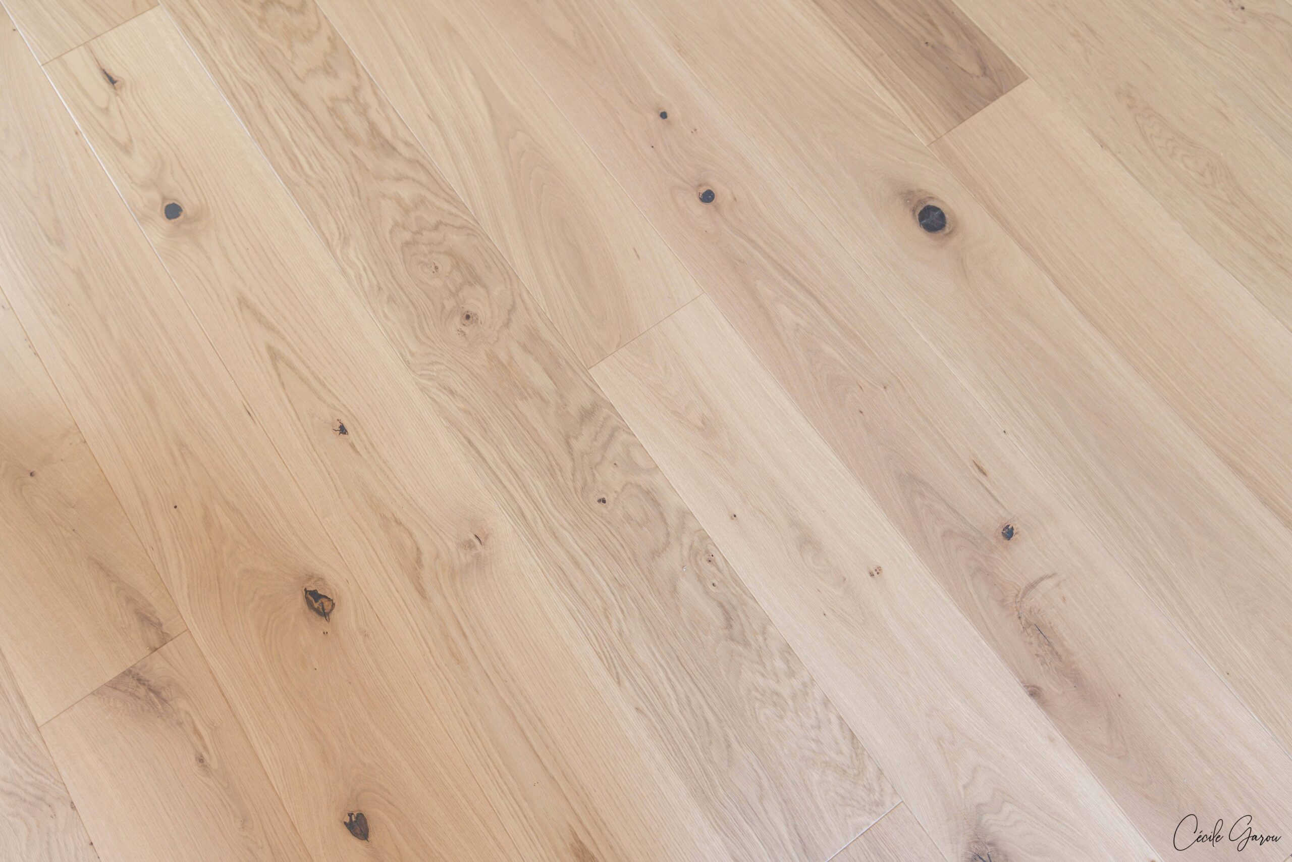Parquet en bois dans les appartements de la résidence Faubourg 45 à Boulogne-Billancourt